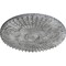 Ekena Millwork Shakuras Ceiling Medallion (For Canopies up to 5 1/2"), 29 1/2"OD x 2"P, Ultra Pure White Crackle CM30SHUWC - alternate 3